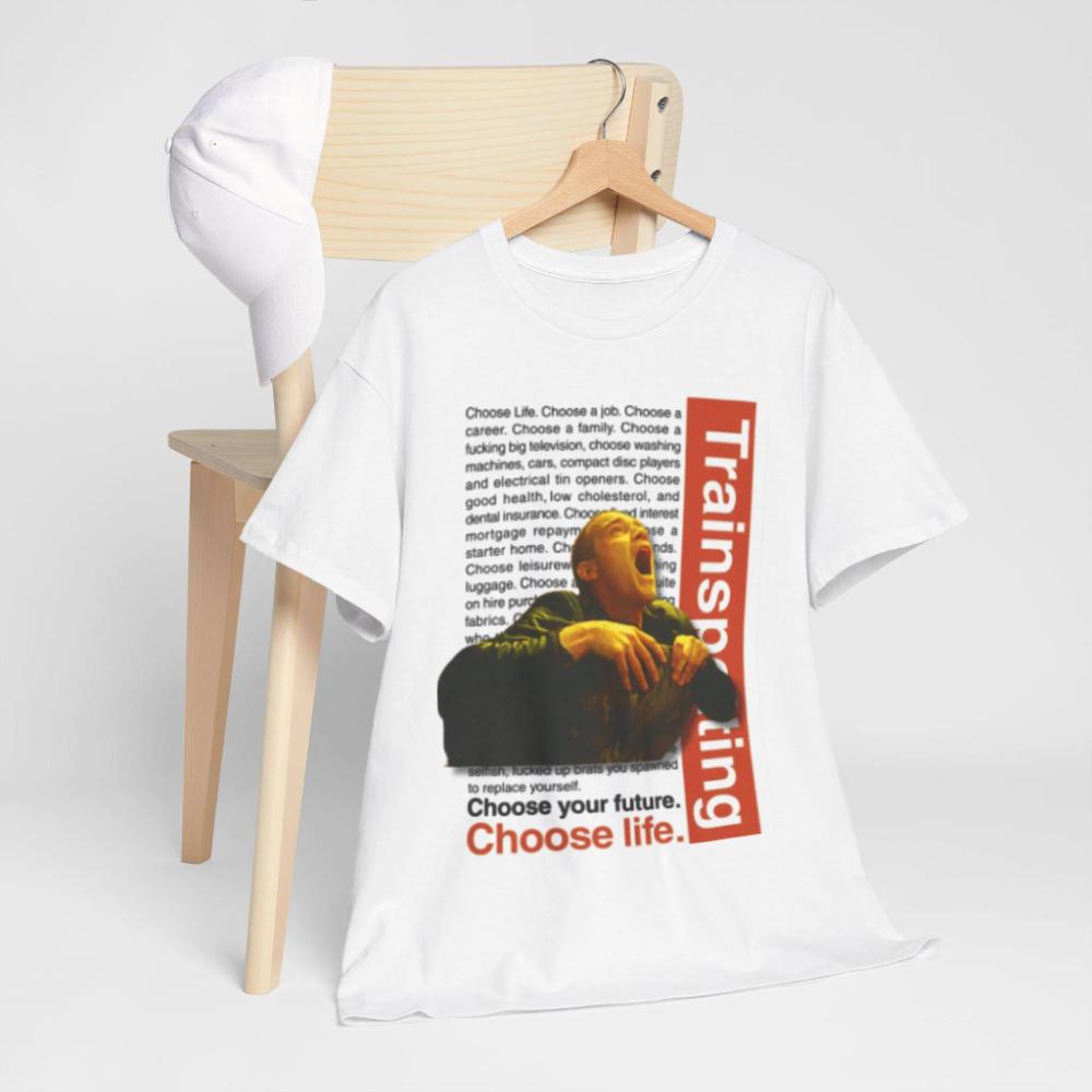 Trainspotting A 90s British retrostyle classic cult film Tshirt perfect for all seasons couples streetwear oversized t shirt