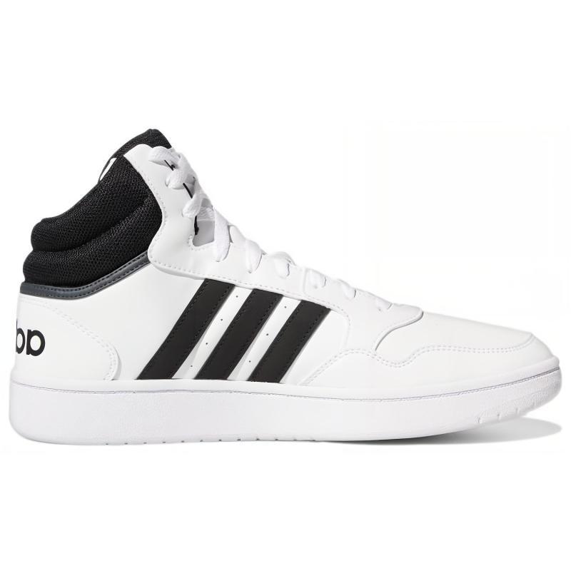 adidas Hoops 3.0 Mid 'White Black' Sneakers GW3019