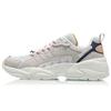 Li Ning Zui Yue Fabric TPU Shock Absorption Non-Slip Wear-Resistant Low-Top Sports Casual Shoes Women Sneaker Gray White AGLQ248-3