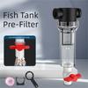 Nowy Filtr do Akwarium Filtr PP Wbudowany separator odchodów ryb Wydajna Separacja 200 Mesh Kolektor odpadów rybnych Woda morska