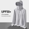 Men's Ultra-Thin Ice Silk Hooded Windbreaker: Breathable Sun Protection Jacket for Summer & Fishing