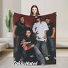Tokio Hotel Bill Kaulitz Flannel Blankets Soft Throw Blanket for Couch Bed Decorative Street Trend Bedspread Sofa Bed Cover