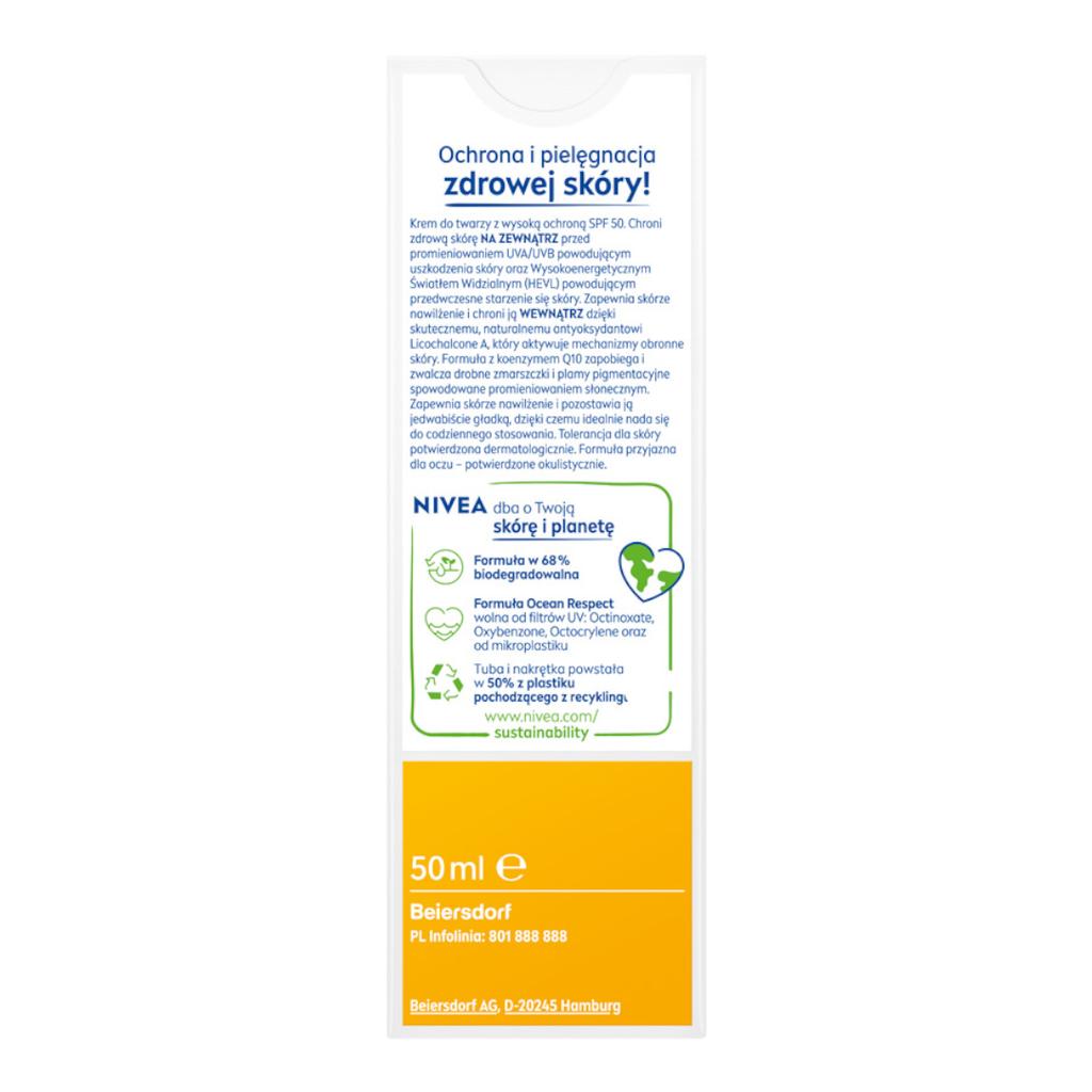 Nivea Men Sensitive Soothing Moisturizing Cream Spf 15 Vitamin E and B5 75ml