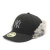 59FIFTY Low Profile Kappe mit herunterklappbarem Schirm, Strassstein-Logo, MLB New York Yankees, ONSPOTZ Exklusiv, Größe 7 1/4 (NY Schwarz)