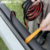Tira de Vedação para Janela de Carro Tiras de Vedação para Elevação de Janela de Carro Borracha Automotiva Enchimento de Janela Lateral Formato V Vedação contra Intempéries Isolamento Acústico Mercadorias