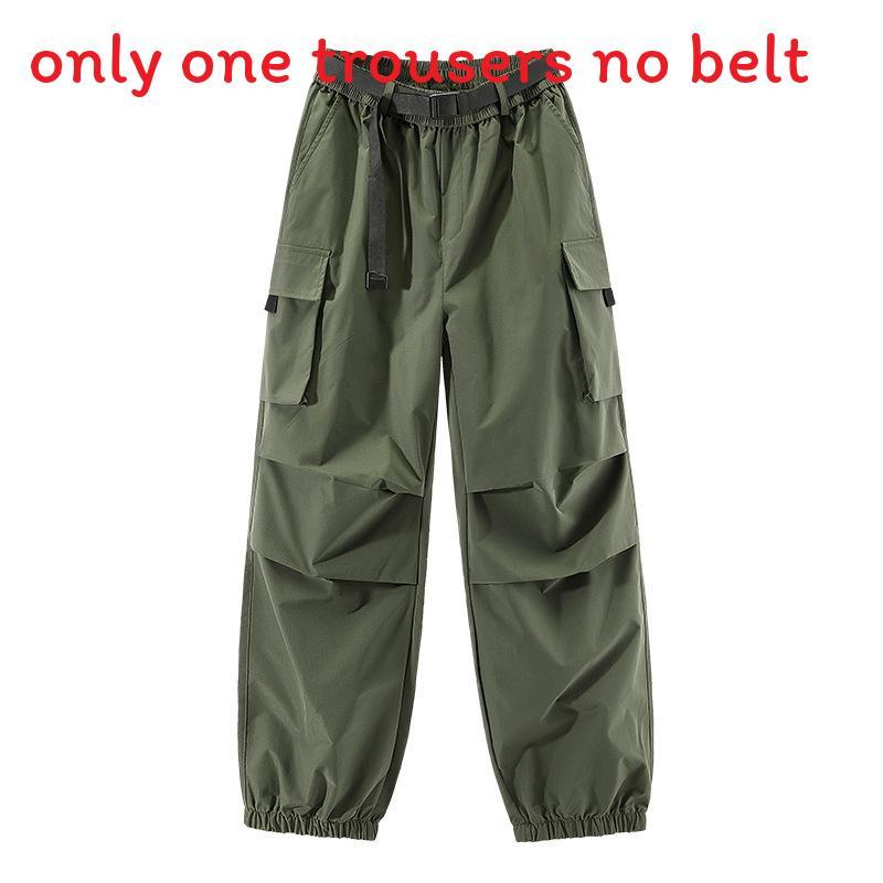 Mens Spring Casual Pants With Elastic Waist For Urban Youth Active Wear