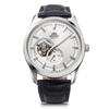 Orient Automatic Watch Contemporary Mechanical Automatic Domestic Manufacturer Warranty Open Heart White Silver Semi-skeleton RN-AR0003S