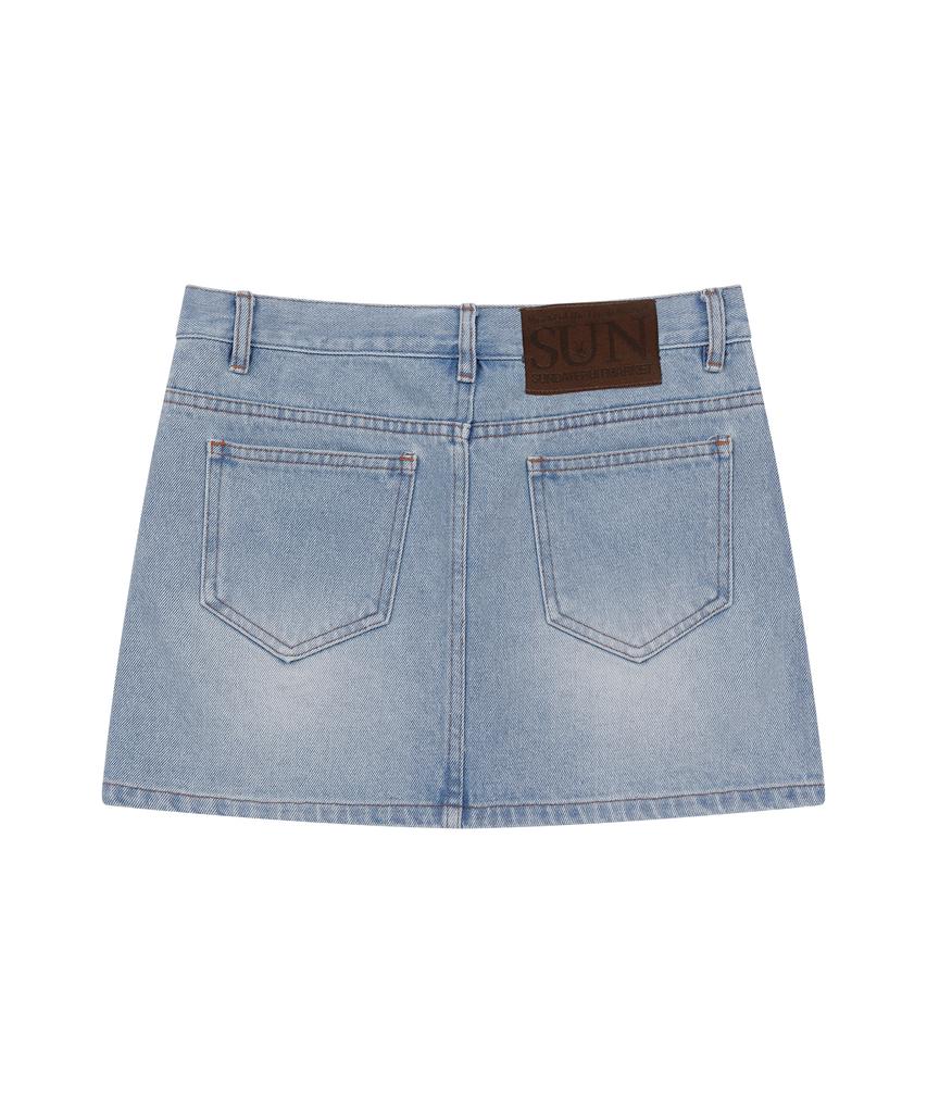 Sunday Fruits Market W) Sunday Denim Skirt Light Denim