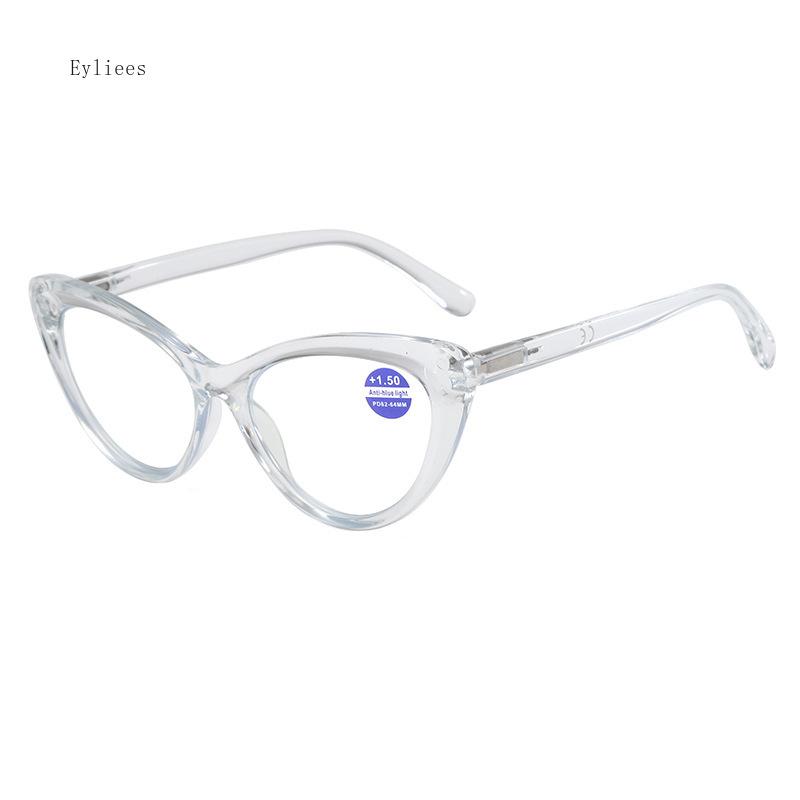 Large Oversized Reading Glasses for Women Men Fashion Retro Far Sight Eyeglasses Trendy Popular Cat Eye Anti-blue Presbyopia
