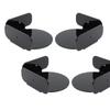 4Pcs   Circular Corner Shelf Space Saving   Wall Mount Floating Corner Shelf for Security Camera Baby Monitor Speaker