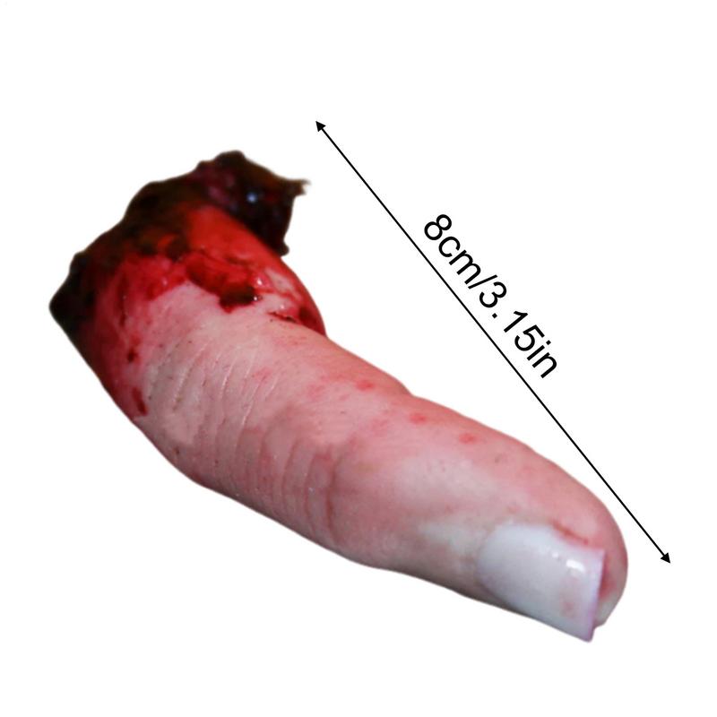 Fake Severed Finger Halloween Horror Prop Severed Finger Pillar Horror Decoration Festival Party Horror Decoration