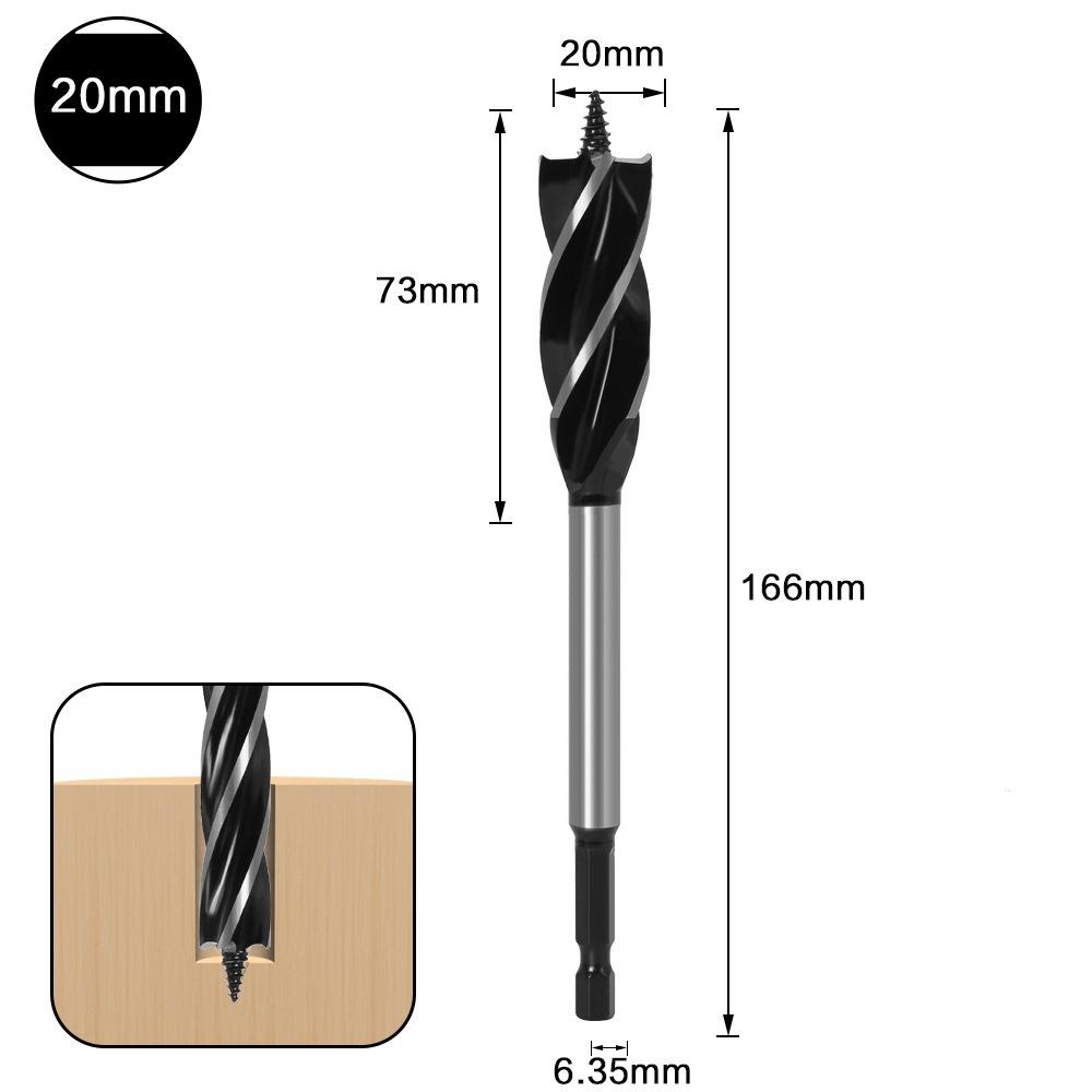 10-32mm Woodworking Auger Drill Bit Set Wood Drill Bit Reaming Drill Wood Auger High-Carbon Steel Fast Cut Woodworking Drill Bit Sets