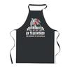 Tablier de cuisine - PLANETEE - Taekwondo Légende Humour - Noir - 90x60 cm - Tissu robuste
