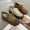 Fashion Leopard Women Platform Canvas Sneakers Autumn Casual Sport Shoes Woman 2024 Trend Fashion Loafers Shoes New Dress Mujer Zapatos