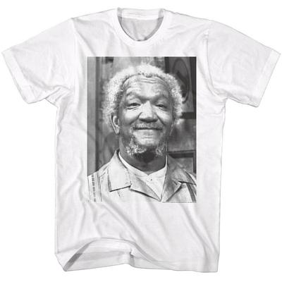 Sanford Son Funny 70s TV Show Black White Photo Unisexs T Shirt REDD FOXX