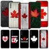 Maple Canada Flag Love Football Phone Case For Samsung A12 A32 A50 A70 A20E A20S A10 A10S A22 A30 A40 A42 A52 5G A02S A04s Cover