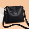 Large Capacity Women's Bag Middle-aged Women's Bag Crossbody Fashion Soft Leather Single Shoulder Crossbody Mother Bag