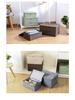 Foldable Fabric Storage Organizer for Clothes and Bedding - Large Capacity Wardrobe Box