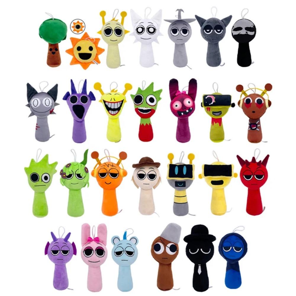 15CM New Sprunki Plush Toys Sprunki Incredibox Plush Doll Anime Game Role Cartoon Pillow Doll Kids Toy Stuffed Dolls Christmas Gifts