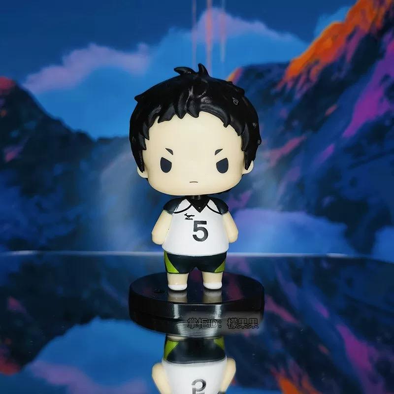 Hohe Qualität 7-8 cm 8 Stück Set PVC Anime Figur Hinata Shoyo Kageyama Tobio Q Version Cartoon Modell Kinderspielzeug Für Kinder Sammel