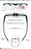 Face Trick a Magnifying Glass with a Dark Suitable for Both Glasses, 1.8x Flip-up Mechanism, Wine, Hands. FTL04-5