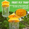 Obst Fliegenfalle Mörder Gelb Kunststoff Drosophila Falle Fliegen Mörder Produkte Falle Fly Insekt Pest EINE V7S0