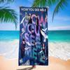 Classic Movie N-Now Y-You See M-Me Microfiber Beach Towel Absorbent Quick Dry Soft Yoga Swimming Resort Mountain Climbing Towel