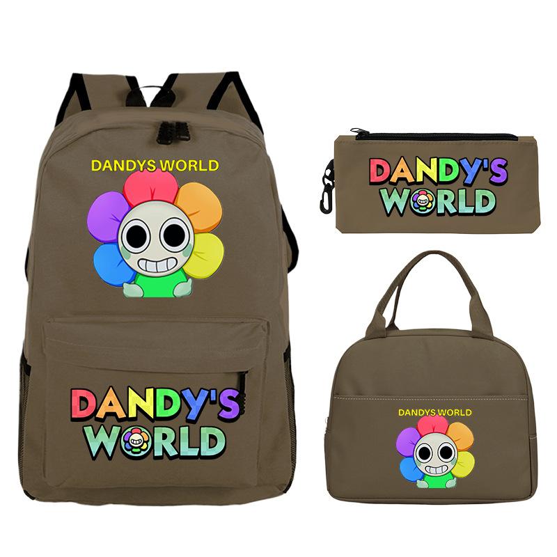 Game Dandy'S World Around Personalized Print Student Bag Casual Pencil Bag Lunch Bag