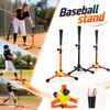 Justerbar Højde Baseball Slagstativ til Børn Stabil Tripod Base Bærbar Træningsudstyr til Indendørs Udendørs Brug
