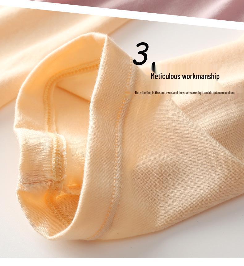 Underwear Womens Modal Seamless Thermal Slimfit Long Sleeve Base Layer In Flesh Color Plus Size For Autumnwinter Warmth