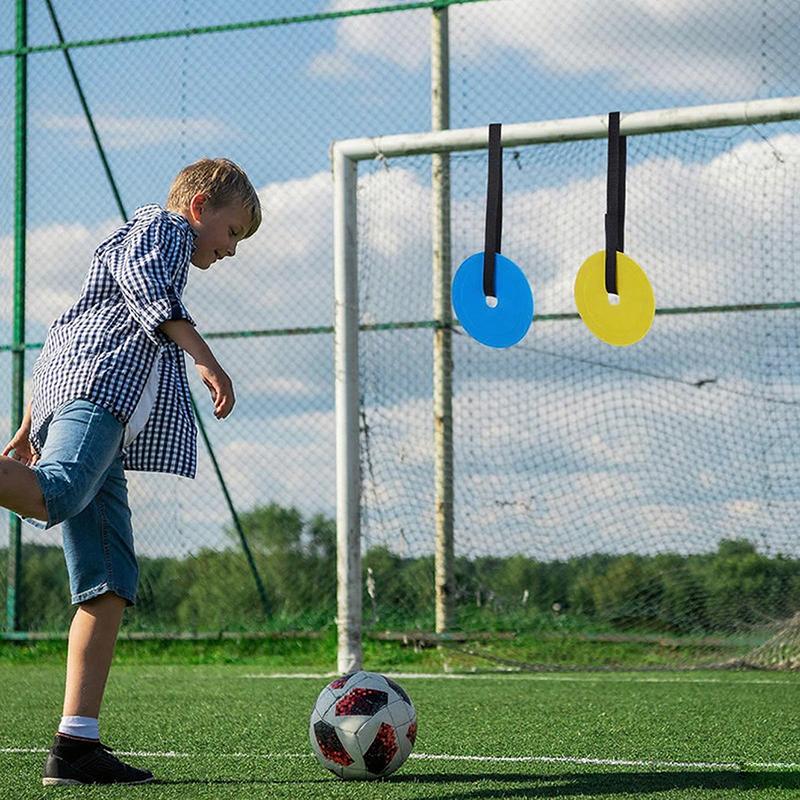 2Pcs Adjustable Soccer Training Targets - Portable Football Goal Practice Boards For Shooting Drills, Durable Tpe Material