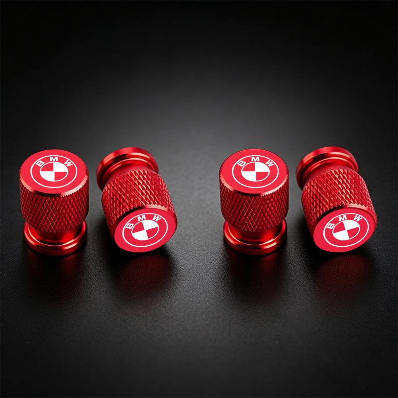 4Pcs Aluminum Car Wheel Tire Valve Caps Tyre Rim Stem Covers Airdust Waterproof For BMW G20 G38 F20 F39 F48 E46 E60 E36 E39 E70 ydsh92