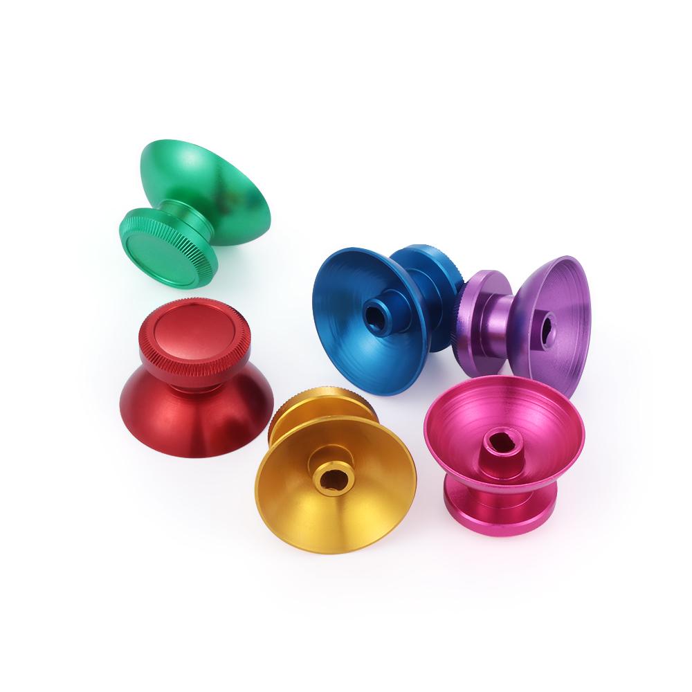 2pcs Game Caps Cover Replacement Aluminum Grip Analog Thumbstick Controller Joystick