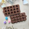 Halloween Pumpkin Chocolate Mold Kawaii Pumpkin Ghost Silicone Mold 15-Cavity Resin Crafts Ice Cube Candy Jelly Mould Cake Tool