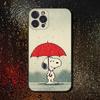 Cartoon S-Snoopys Phone Case For iPhone 16,15,14,13,12,11 Plus,Pro Max,XS,X,XR,SE,Mini,8,7,Soft Silicone Black Cover