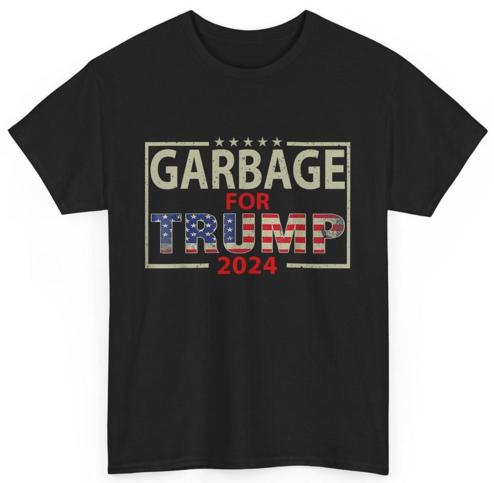 Garbage For Trump 2024 Tees - Trump Supporter Design T-Shirt