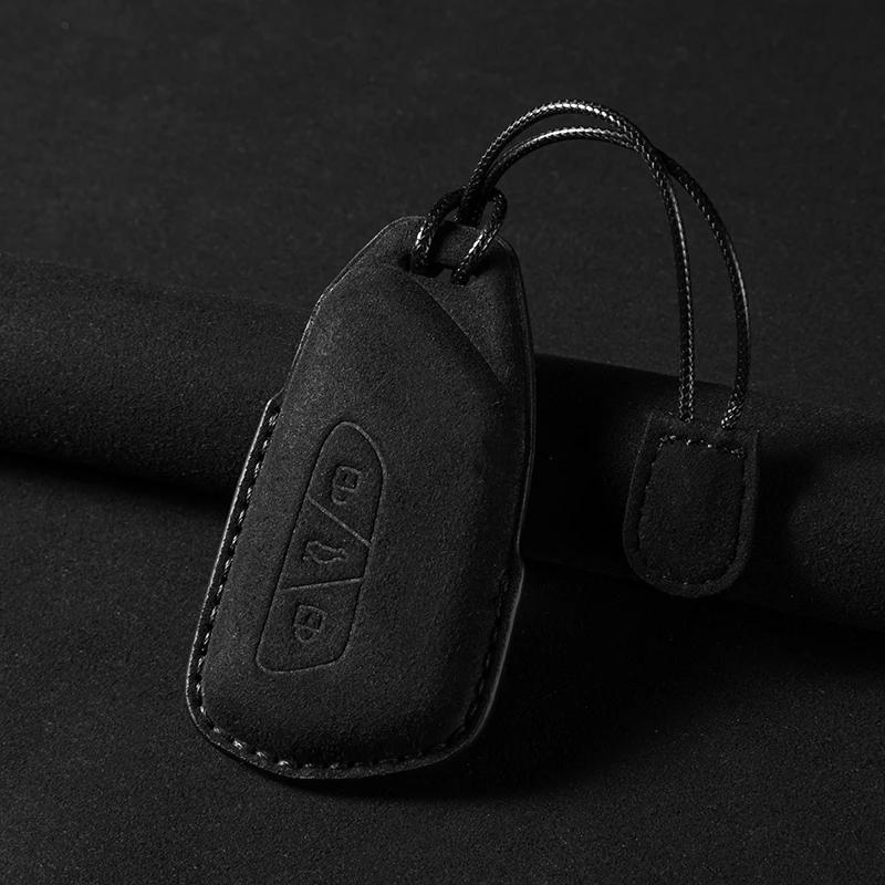 Leather Car Key Case Cover For Volkswagen Golf 8 MK8 ID.3 ID.4 Cupra Skoda Octavia A8 SEAT Leon MK4 2020 2021 Formentor Tarraco