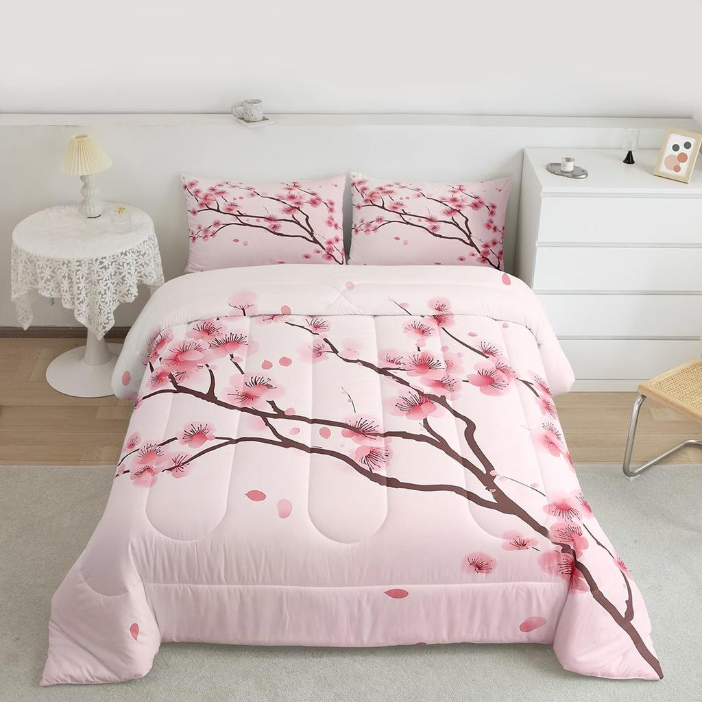 Erosebridal Ice Hockey Comforter Set Twin, Hockey Player Down Comforter for Kids Boys Girls Teens Juvenile, Sports Game Duvet Set, Soft Wint