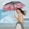 beneunder UV Protection Three-Fold Sun/Rain Umbrella