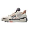 Li-Ning Non-Slip Wear-Resistant Mid-Top Skate Shoes Men Sneakers Gray Brown AGCR311-3