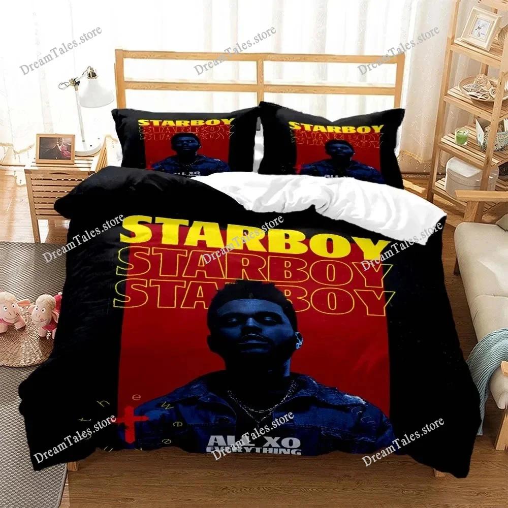 Die Weeknd Pop Singer 3D Fashion Printed Bedding Queen Bedding Set King Size Bedding Set Soft and Comfortable741