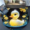 1pc Soft, Absorbent & Non Slip Cute Duck Round Rug Soft Circle Rug for Living Room & Bedroom Decor, Chair Mats, and Unforgettable Home Gifts