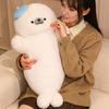 Seal Plush Doll Soft Stuffed Animal Pillow for Sleep & Anxiety Relief 70cm Cute Hugging Toy for Kids Adults Long Body Pillow for Bed Sofa