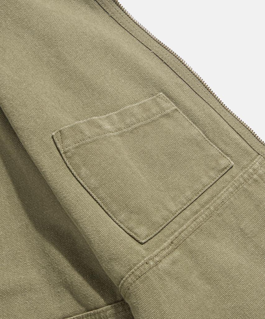 Espionage Ray Canvas Work Parka Khaki Beige