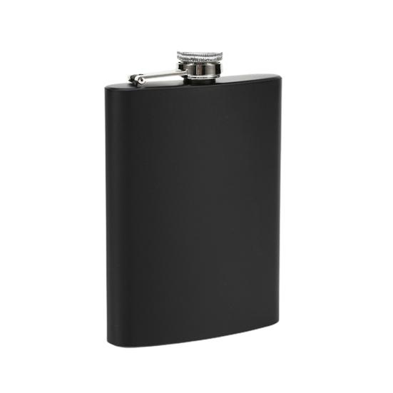 Flagon Rust-proof Leak-proof Good Sealing Smooth Spout U-Shaped Design Anti-drop 6/7/8 Ounces Liquor Flask Fishing Supply