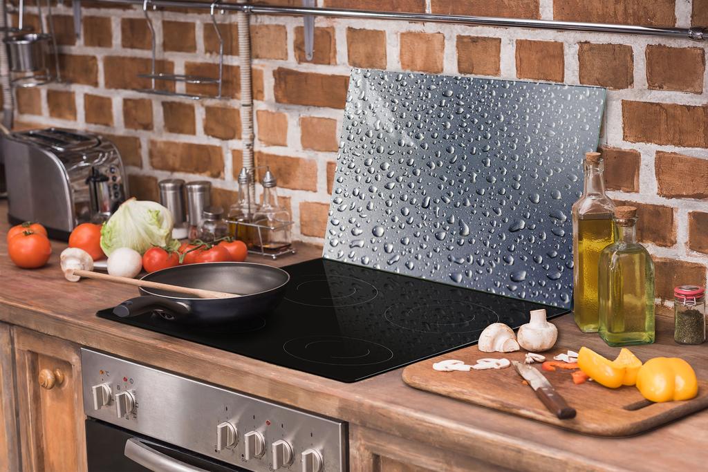 GLAS-SCHNEIDEBRETT 52x30 TROPFEN