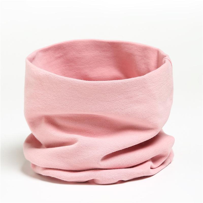 Versatile Solid Color Cotton Snood: Soft, Unlined, High Neck Candy Colors In Korean Style