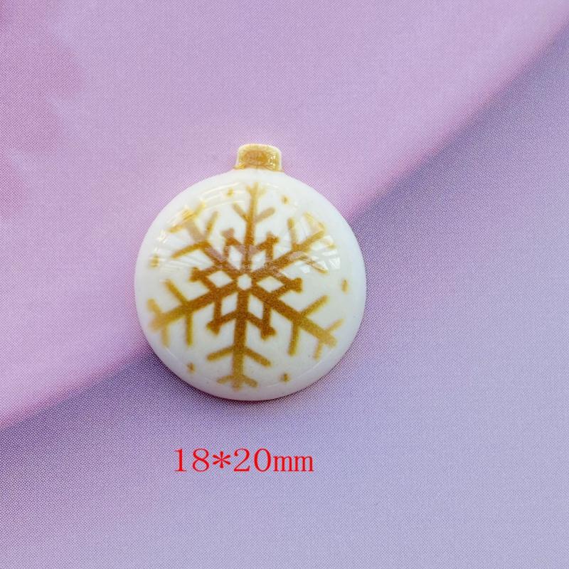 10/20Pcs New Resin Cute Mixed Christmas Series Flat Back Cabochon Scrapbooking Hair Bow Center Embellishments DIYAccessories F37