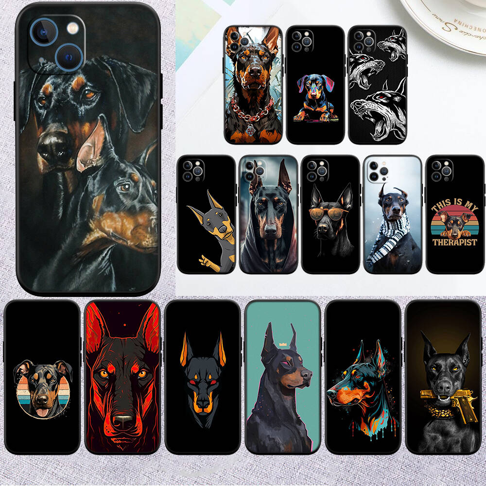 MH42 Dobermannhund Nytt Skal Telefonfodral för Xiaomi Poco F5 F6 C40 C65 C55 C50 C51 M7 X7 C75 M6 C71 F7 C85 F8 Pro Ultra