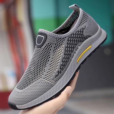 Shoes New Fly-woven Casual Sneakers Breathable and Comfortable Dad Shoes Grandpa Casual Walking Soft-sided Shoes Men's Shoes